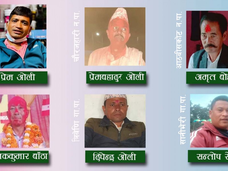 रुकुम पश्चिममा को को भए कांग्रेसका पालिका सभापति ? 